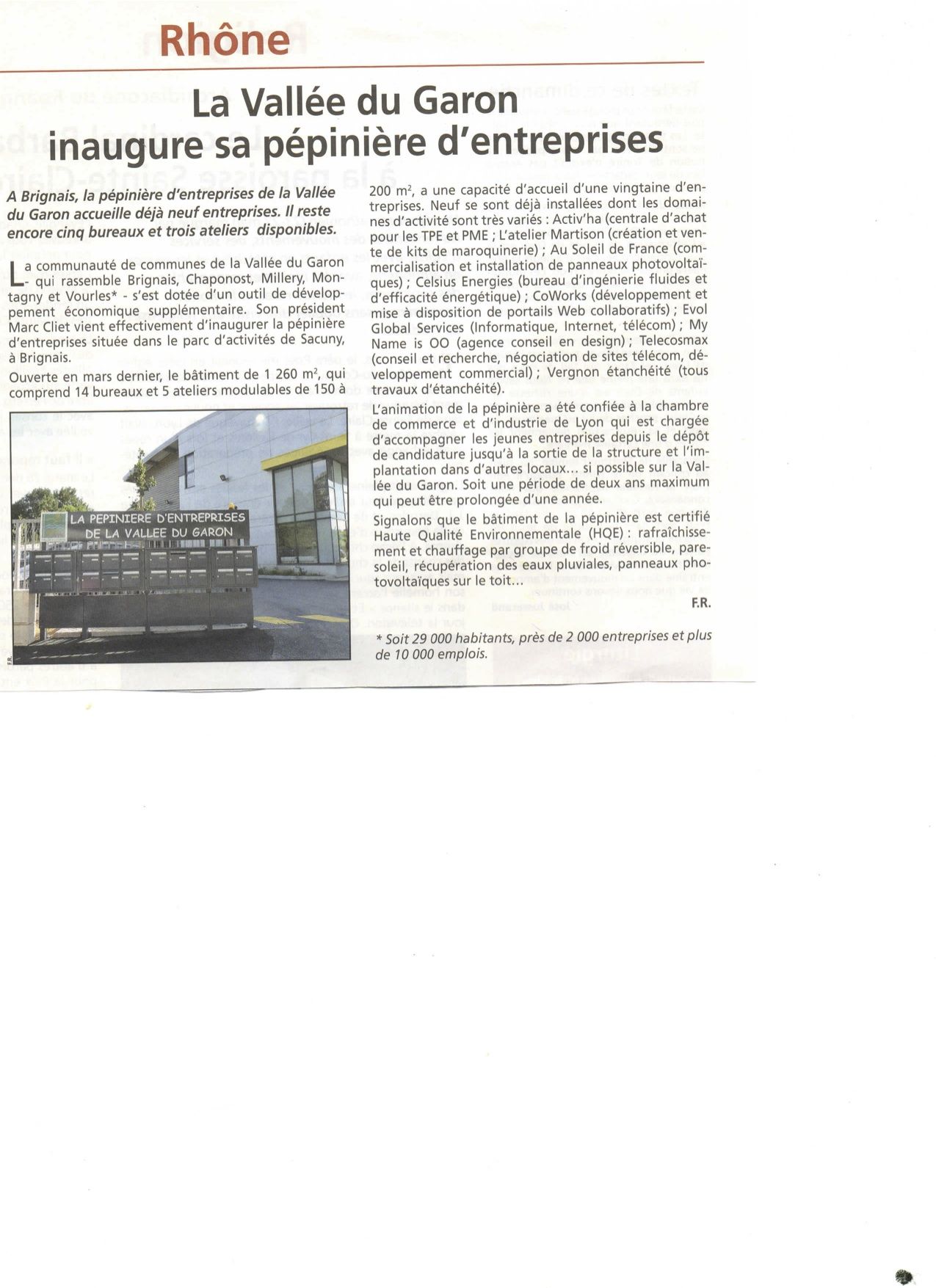 Activ'H.A achats groupés présente son activité